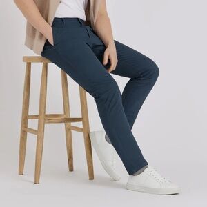 Spoke Heroes Classic Smart Casual  Cotton Chinos Petrol Build B Size 38